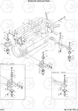 1010 ENGINE MOUNTING R450LC-3(-#1000), Hyundai