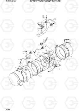 1045 AFTERTREATMENT DEVICE R480LC-9A, Hyundai
