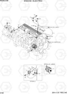2130 ENGINE ELECTRIC R520LC-9S, Hyundai