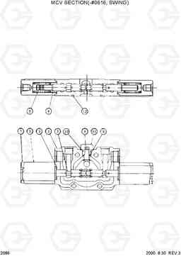 2086 MCV SECTION(-#0616, SWING) R55-3, Hyundai