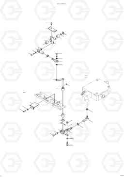 4077A DOUBLE ACTING PIPING PEDAL R55-3, Hyundai