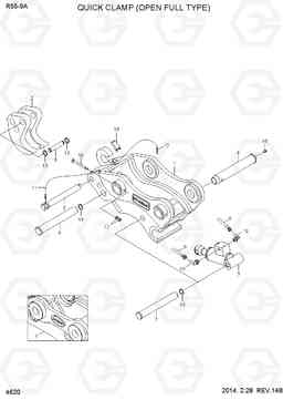 4620 QUICK CLAMP ASSY(OPEN FULL TYPE) R55-9A, Hyundai