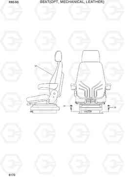 6170 SEAT(OPT, MECHANICAL, LEATHER) R60-9S, Hyundai
