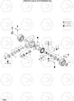 5050 FRONT AXLE DIFFERENTIAL R55W-7A, Hyundai