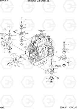 1010 ENGINE MOUNTING R60CR-9, Hyundai