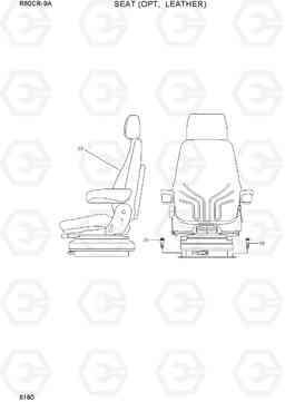 6180 SEAT (OPT,LEATHER) R60CR-9A, Hyundai