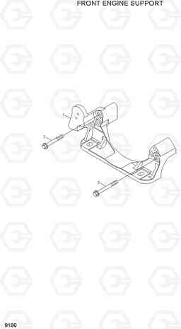 9190 FRONT ENGINE SUPPORT R800LC-7A, Hyundai