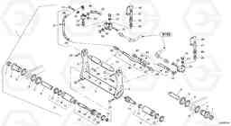 44872 Attachment mounting plate - Quick change, hydraulic L35 TYPE 186, 188, 189 SER NO - 2200, Volvo Construction Equipment