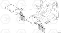 7715 Front mudguard L35 TYPE 186, 188, 189 SER NO - 2200, Volvo Construction Equipment