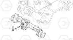 8006 Assembly - rear axle L32B TYPE 184, Volvo Construction Equipment