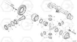 23589 Differential carrier - assy rear axle L30 TYPE 180, 181 SER NO - 2200, Volvo Construction Equipment