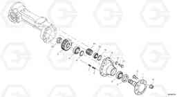 22288 Final drive - Portal-rear axle L35B TYPE 186, 187, 188, 189 SER NO - 2999, Volvo Construction Equipment