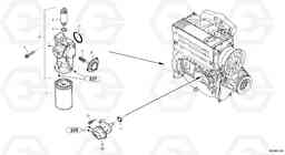 1070 Fuel filter - Feed pump L32 TYPE 184 SER NO - 2200, Volvo Construction Equipment