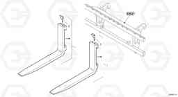 5296 Fork tines L32 TYPE 184 SER NO - 2200, Volvo Construction Equipment