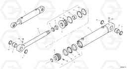 11007 Lift cylinder L35 TYPE 186, 188, 189 SER NO - 2200, Volvo Construction Equipment