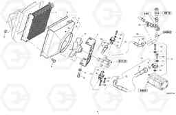 31587 Radiateur - Installation L35 TYPE 186, 188, 189 SER NO - 2200, Volvo Construction Equipment