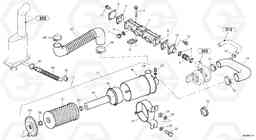 6329 Suction system, filter L45 TYPE 194, 195 SER NO - 1000, Volvo Construction Equipment