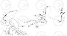17602 Brake lines L40 TYPE 191, 192 SER NO - 1000, Volvo Construction Equipment