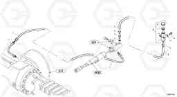 9168 Brake lines L45 TYPE 194, 195 SER NO - 1000, Volvo Construction Equipment