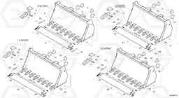 22306 Bucket with teeth - Tpv L45 TYPE 194, 195 SER NO - 1000, Volvo Construction Equipment