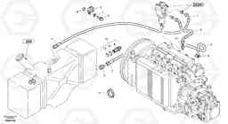 7816 Fuel pipes L45 TYPE 194, 195 SER NO - 1000, Volvo Construction Equipment