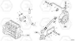 18656 Cooling pipes L40 TYPE 191, 192 SER NO - 1000, Volvo Construction Equipment