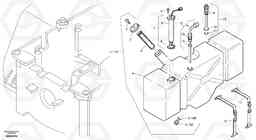 7815 Fuel tank L45 TYPE 194, 195 SER NO - 1000, Volvo Construction Equipment