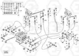 58963 Lines - servo control L45 TYPE 194, 195 SER NO - 1000, Volvo Construction Equipment