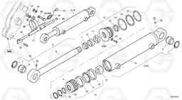 22708 Tilt cylinder L40 TYPE 191, 192 SER NO - 1000, Volvo Construction Equipment