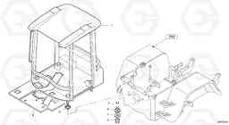 19915 Driver's cab framework L40 TYPE 191, 192 SER NO - 1000, Volvo Construction Equipment