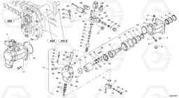 101120 Variable displacement motor L45B TYPE 194, 195 SER NO - 1499, Volvo Construction Equipment
