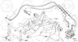 19152 Lines to attachment mounting plate - Tpz L45 TYPE 194, 195 SER NO - 1000, Volvo Construction Equipment