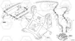 55829 Hydraulic lines - tilt hydraulic L35 TYPE 186, 188, 189 SER NO - 2200, Volvo Construction Equipment