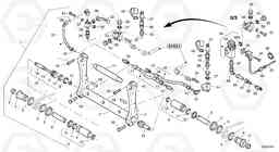 24705 Attachment mounting plate - Quick change, hydraulic L32B TYPE 184, Volvo Construction Equipment