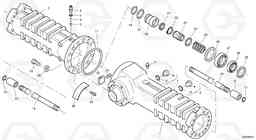 24992 Housing - rear axle L40 TYPE 191, 192 SER NO - 1000, Volvo Construction Equipment