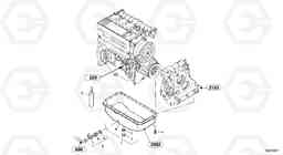 10715 Oil sump L35B TYPE 186, 187, 188, 189 SER NO - 2999, Volvo Construction Equipment