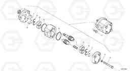 10976 Pump - working hydraulic L35 TYPE 186, 188, 189 SER NO - 2200, Volvo Construction Equipment