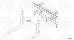 5293 Fork lift attachment support L32 TYPE 184 SER NO - 2200, Volvo Construction Equipment