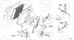 39785 Radiateur - Installation L30B TYPE 183, 185 SER NO - 2999, Volvo Construction Equipment