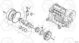 10170 Crankshaft L45 TYPE 194, 195 SER NO - 1000, Volvo Construction Equipment