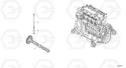 98837 Camshaft L45B S/N 1941500 - S/N 1951500 -, Volvo Construction Equipment