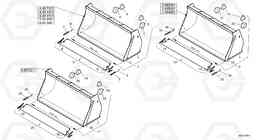 22296 Bucket without teeth - Tpz L45 TYPE 194, 195 SER NO - 1000, Volvo Construction Equipment