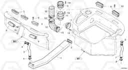 13156 Air guide L32B TYPE 184, Volvo Construction Equipment