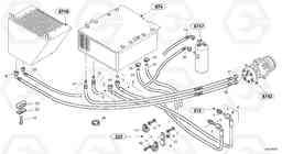 13757 Pipes - Air-conditioning system L35 TYPE 186, 188, 189 SER NO - 2200, Volvo Construction Equipment