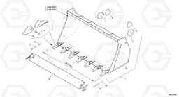 16921 Bucket with teeth - Tpz L35 TYPE 186, 188, 189 SER NO - 2200, Volvo Construction Equipment