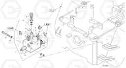19143 Control valve - Boom suspension system (BSS) L45 TYPE 194, 195 SER NO - 1000, Volvo Construction Equipment