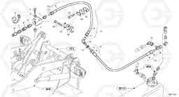 55910 Leakage line - Option L35B TYPE 186, 187, 188, 189 SER NO - 2999, Volvo Construction Equipment