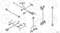 1348 Electric wires - Cabin L45B TYPE 194, 195 SER NO - 1499, Volvo Construction Equipment