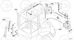 74233 Windscreen washer system L45B S/N 1941500 - S/N 1951500 -, Volvo Construction Equipment