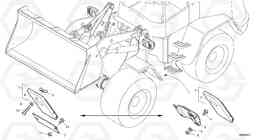 38758 Stop block for wheel L40B TYPE 191, 192 SER NO - 1499, Volvo Construction Equipment